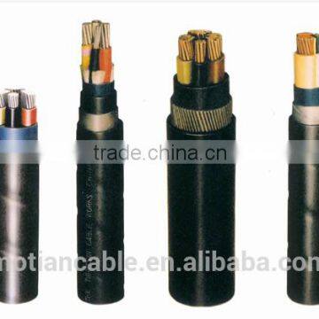 MYJV22 armored power cable XLPE insulation PVC sheathed mining power cables 4 CORES mining power cable