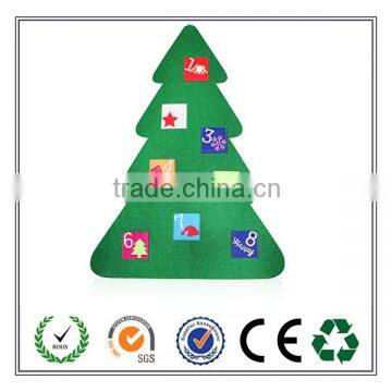HOT!!! Best selling fashional felt Christmas calendar for wall