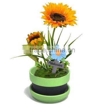 DIY OUTDOOR PAINT CLAY POTS photo-4