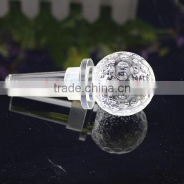 fashion clear crystal ball wine stopper