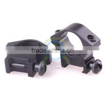 2 x Low Profile See Through 25.4mm Scope Rings 21mm Picatinny Weaver Rail Mount Free Shipping photo-4