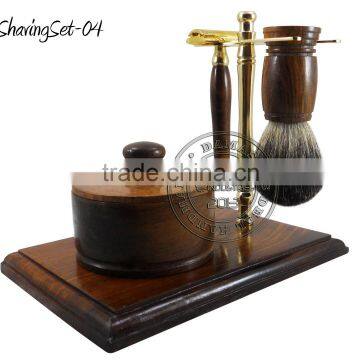 DE Safery Razor Shaving set DD-ShavingSet-04 Rosewood