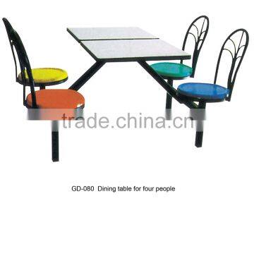 public table metal dining table