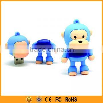 Wholesale Popular Cartoon Monkey Custom USB Stick