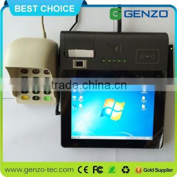 Hot sale Dual-core 4 threads 1.6Ghz Pos System , Cheap All in one Touch Screen Pos