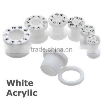 CZ Rim White Acrylic Screw Tunnel