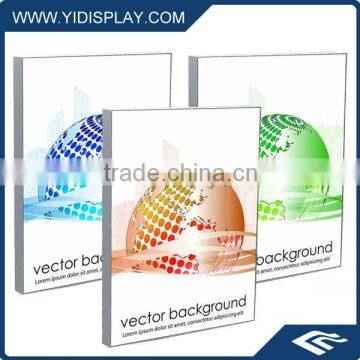 Aluminum indoor LED optical lens light box for display