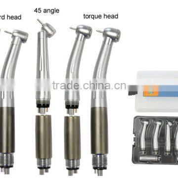 High quality dental instruments 5PCS high speed handpiece with led light dental handpiece