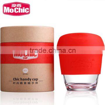 Mochic 8oz ECO Tritan Silicone Coffee Cup With Lids / BPA Free Tea Tumbler Wholesale Coffee Cup Custom Mugs photo-5