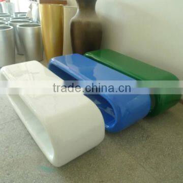 Fiberglass outdoor furniture long chairs, garden decorative chairs beach chairs