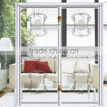 tempered glass sliding door