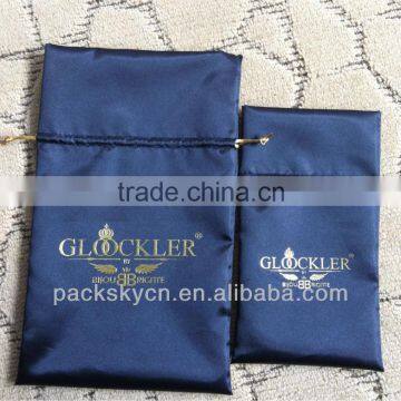 new custom satin gift packing bag with logo