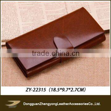 new design official men genuine leather wallet