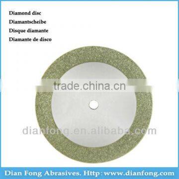 A22D15 22mm Flexible Miniature Solid Dental Edge Coated Diamond Disc Diamond Saw Blades