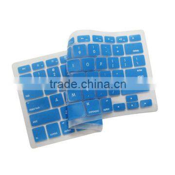 Apple silicone keyboard skin cover with bluetooth for tablet PC