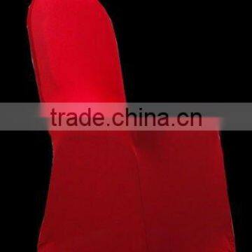 High quality red lycra/nylon chair cover for wedding