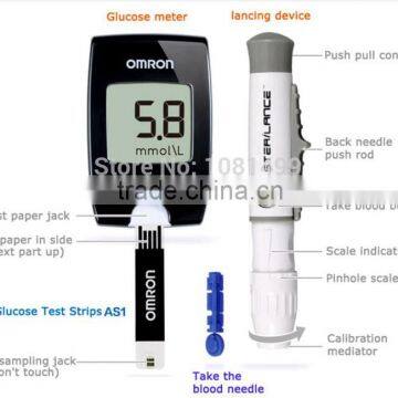 Hot Sales Health Care Blood Sugar Tests Glucometer Blood Glucose Meter Strips Measurement of Blood Sugar photo-4