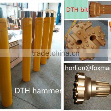 Down the hole DTH hammer 6" and DTH button drill bit 165mm for sale