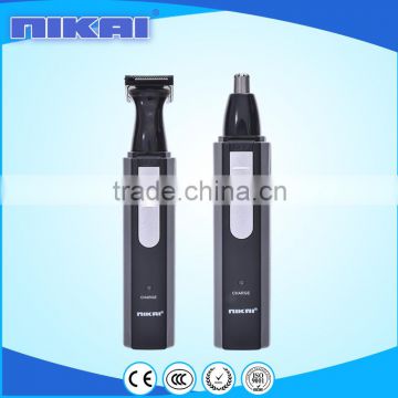 NIKAI 2019 rechargeable nose and ear hair trimmer easy for taking pocket size travel use