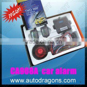 Two Way LCD FM Car Alarm With LCD Status Display