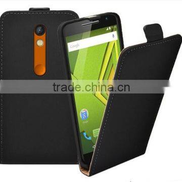 Free Shipping For Motorola Moto X Play XT1563 XT1562 Ultra Slim Leather Flip Cover Case