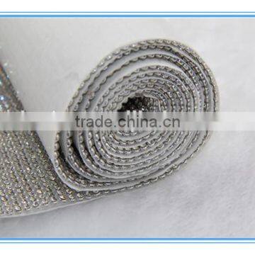 fashion120*45cm Hot fix crystal rhinestone mesh sheet for wedding dresses