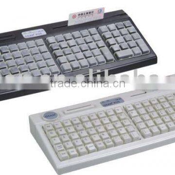 fully programmable POS Keyboard with magnetic card reader (95/78keys)