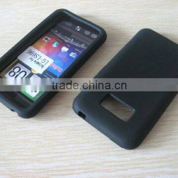 Silicon rubber case cover for LG LS696 Optimus Elite, competitive price