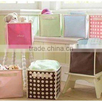 Foldable large waterproof fabric covered decorative Storage Box