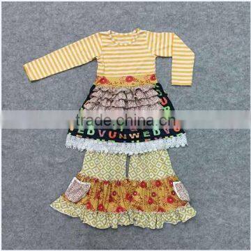 2015 children's fall cotton clothes halloween outfit wholesale remake clothes suit sets fall children clothing