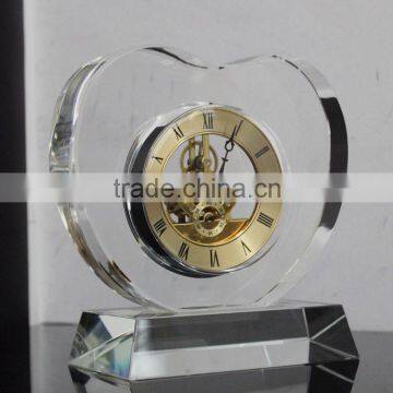 2016 China Wholesale Crystal Glass Wall Clock Wall Design photo-2