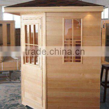 Canadian hemlock wood Far infrared Sauna house