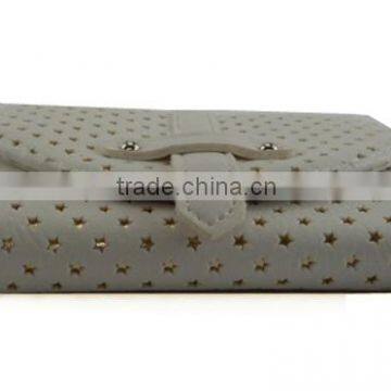 Ladies Small Fashion Purse With Craftwork Punching Star Outside Little Elegance Wallets Fancy Moeny Bag photo-6