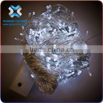 White outdoor string lights CE Approved Christmas Battery Or Transformer Operated,LED fairy light