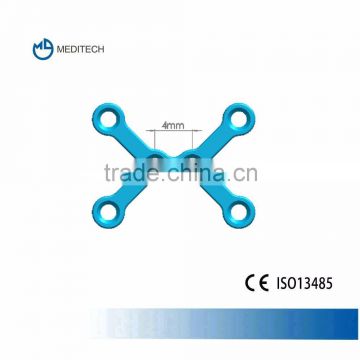 CE Marked 1.5mm X-shaped maxillofacial plate