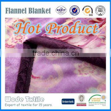 Professinal Manufacture Flannel Blanket Microplush Custom Adults TV Blanket photo-4