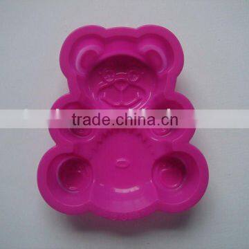 silicone bear cake mould