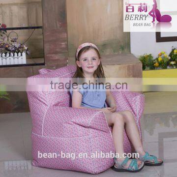 Colorful Mini Kids Bean Bag Arms Sofa Chair