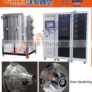 Metal Lamp Cover PVD Silver Plating Machine / Ag Vacuum Ion Coating Machine