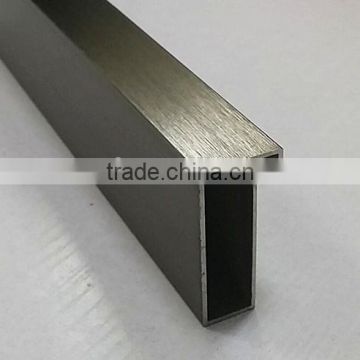 brush Aluminum Extrusion doors and windows profile bronze aluminium profile                        
                                                Quality Choice