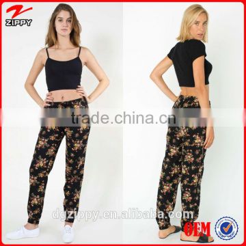 Slim Floral Print Cotton Pant and Comfortable lounge pants