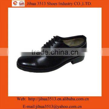 men Black leather Pearlescent shoes