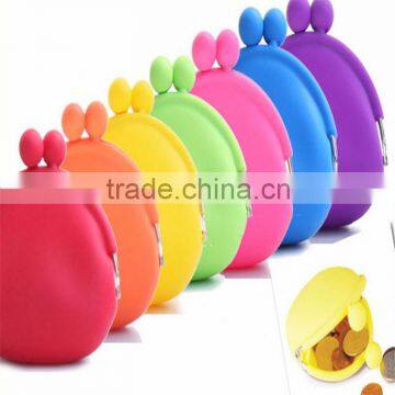 Button Silicone Cosmetic Pouch/Custom Silicone Key Pouch photo-2
