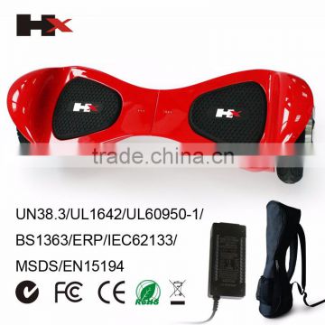 HX new model 6.5 inch high quality two wheels electric self balancing scooter