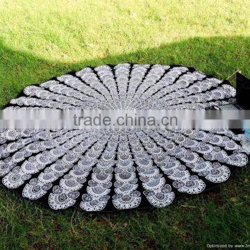 Mandala Round Roundie Yoga Mat Beach Throw Bohemian Roundie Hippie Mandala Round Throw Beach Roundie Tapestry Beach Roundie Art photo-2