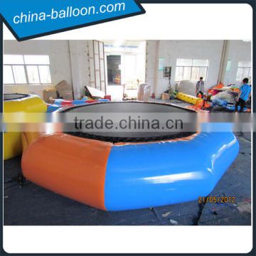 Floating inflatable trampoline water game with factory price