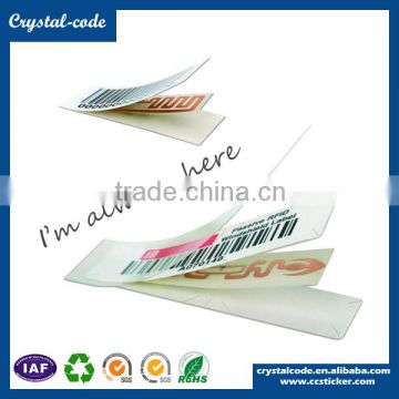 Anti-counterfeit printable soon delivery factory price waterproof RFID label