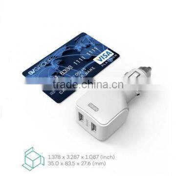 CE FCC ROHS 5V 4.8A 2 Port USB Car Charger photo-4