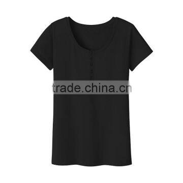 Manufacturer China Women's Clothing Cotton Bluk t- Shirt Made in China photo-5