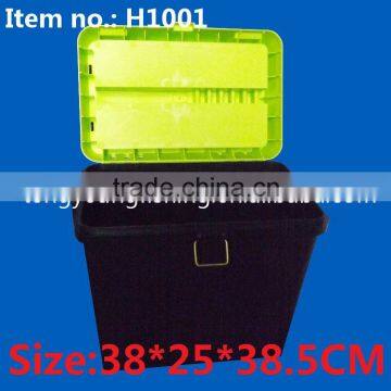 H1001 38*25*38.5CM Plastic Fishing Seat Box Fishing Lures Artificial Shrimp photo-5